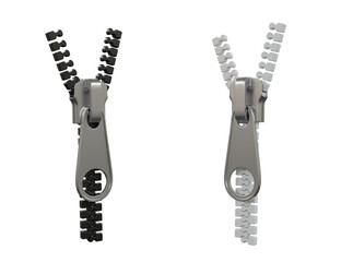 Zipper isolated on white © Aziz3D99