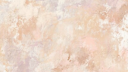 Obraz premium Textured plaster effect background in blush terra shades, warm and organic, perfect for cozy modern cafes