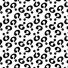 Question mark background material, texture, Support for swatches, black. / はてな クエスチョンマーク 疑問符が浮かぶ背景素材 テクスチャ スウォッチ対応  黒 モノクロ