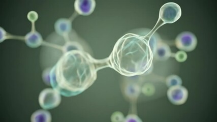 Molecular structure representation illustrating the concept of rare earth metals - Powered by Adobe