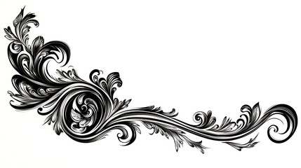 Ornate decorative flourish (5)
