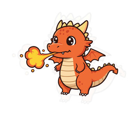 Dragon Mascot Illustration Design