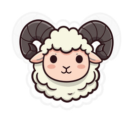 Ram Mascot Illustration Design