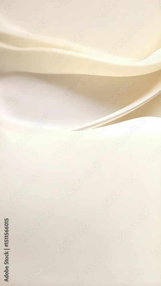 Poster elegant flowing satin fabric with soft folds and delicate waves, creating a luxurious and smooth tex