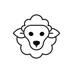 Sheep Icon vector stock illustration