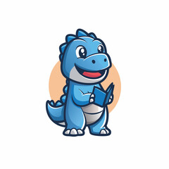 Fototapeta premium dragon logo design 