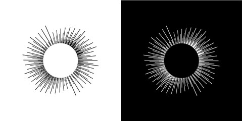 Dynamic abstract spiral sound wave rhythm lines. Circular spiral sound wave rhythm of lines. Circular futuristic abstract lines, black and white background.	
