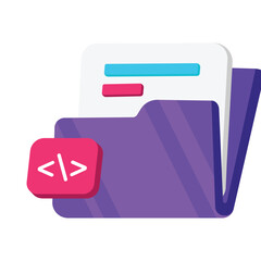 Folder Vector style icon. Eps 10 file