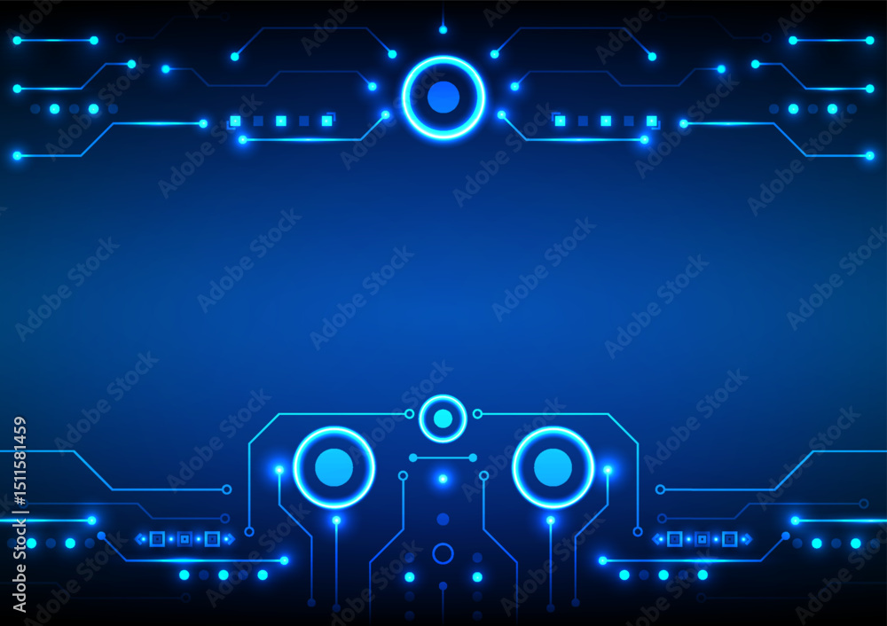 Poster abstract circuit board background. digital network concept. design for futuristic featuring technolo