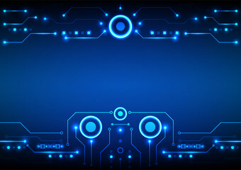 Abstract circuit board background. Digital network concept. Design for futuristic featuring technology systems.