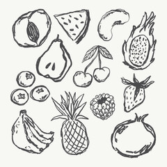Doodle Fruit Collection