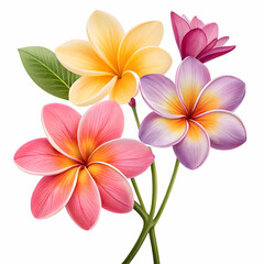 Fototapeta premium flowers image png psd on transparent background
