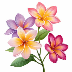 Image of flowers image png psd on transparent background printed on Printed Glass Splashbacks
