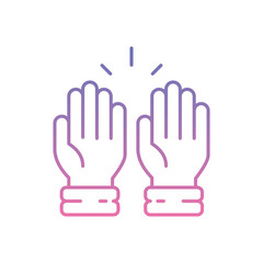 Dua Icon vector stock illustration