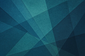 Fototapeta premium Abstract Dark Teal Geometric Background Modern Polygonal Texture Wallpaper Deep Blue Green Gradient Lines Contemporary Digital Art Pattern