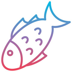 Fish Silhouette Icon