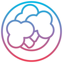 Broccoli Bunch Icon