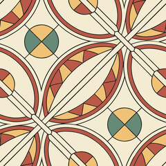 seamless pattern with geomatric style