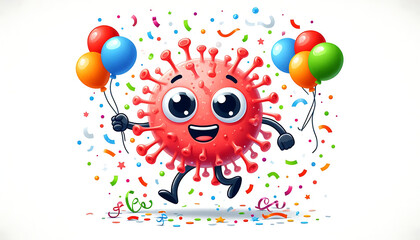 design virus on white background
