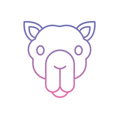 Camel Icon vector stock illustration