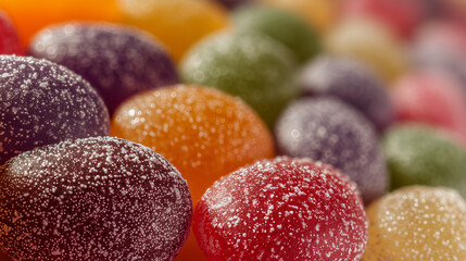 Colorful Sugar Coated Jelly Bean Pattern. Wallpaper background texture