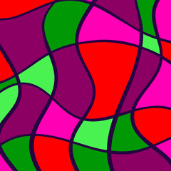 colorful minimalist festive background for greeting card, postcard, invitation, cover, flyer, brochure or poster. Abstract flat illustration with simple and playful pattern