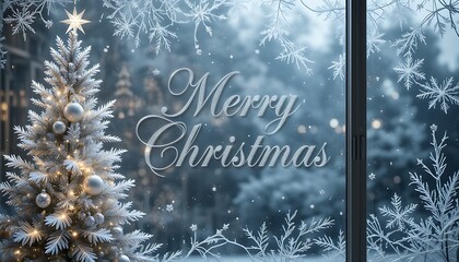 An elegant, black and gold Christmas tree with minimalist ornament placement, the text "Merry Christmas" in a sophisticated script, on a deep charcoal background with subtle metallic sheen.