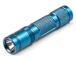 A Vibrant Blue Flashlight Ready For Any Dark Situation