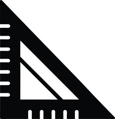 Ruler Basic Rounded Filled icon