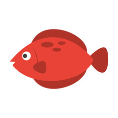 Fish Flat Illustration