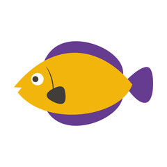 Fish Flat Illustration