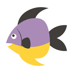 Fish Flat Illustration