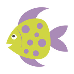 Fish Flat Illustration