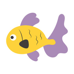Fish Flat Illustration