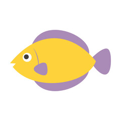 Fish Flat Illustration