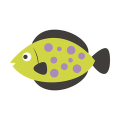 Fish Flat Illustration
