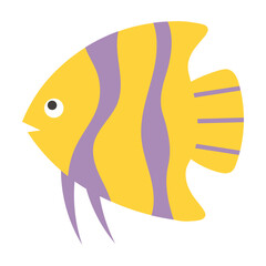 Fish Flat Illustration