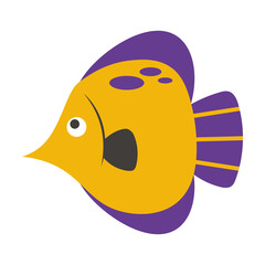 Fish Flat Illustration