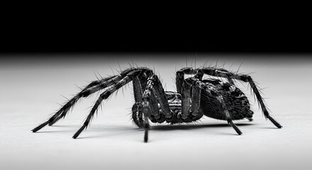 影絵のようなクモ