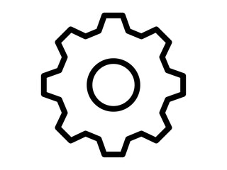 設定のアイコン（歯車マーク）