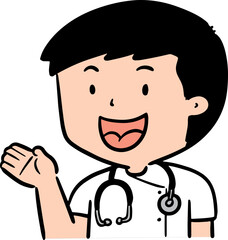 Illustration of medical staff
