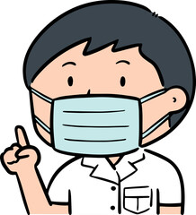 Illustration of medical staff
