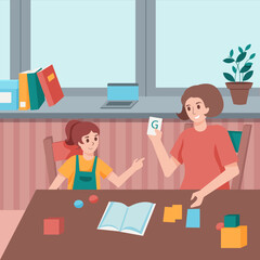 Сlasses with a speech therapist
