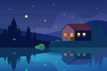 Fototapeta premium night city in the night