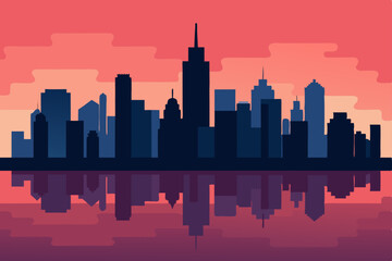 Obraz premium new york city skyline