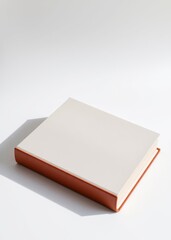 Mock up of hardcover book on white background. book mockup. 