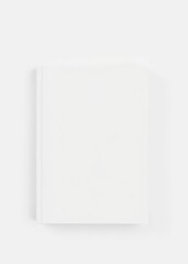 Blank white book mockup, isolated, studio, design template. book mockup. 