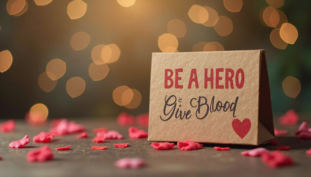 A Heartfelt Invitation: Be a Hero and Give Blood for a Worthy Cause