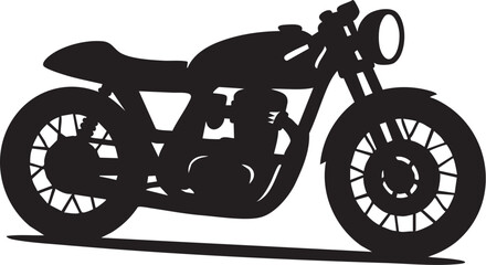 Fototapeta premium motorcycle silhouette vector