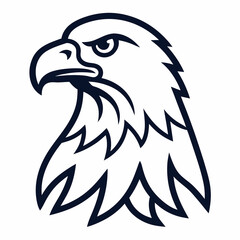 eagle head vector illustration